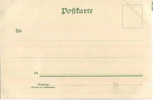 Breslau - Wroclaw - Ring Ostseite - Künstlerkarte - Verlag P. & T. D. ca. 1900