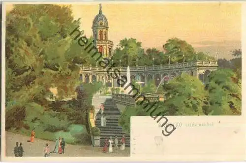 Breslau - Wroclaw - Liebichhöhe - Künstlerkarte - Verlag P. & T. D. ca. 1900