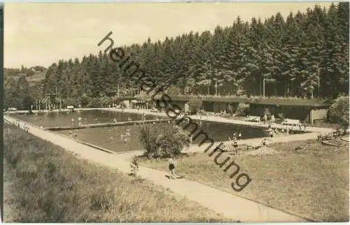 Adorf - Waldbad - Foto-Ansichtskarte - Verlag Dick-Foto Erlbach