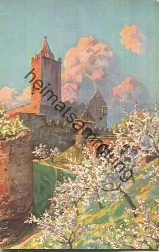 Burg - signiert R. Starcke - Verlag Rehn & Linzen Cassel No. 2092 ca. 1910