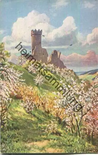 Burg - signiert R. Starcke - Verlag Rehn & Linzen Cassel No. 2092 ca. 1910