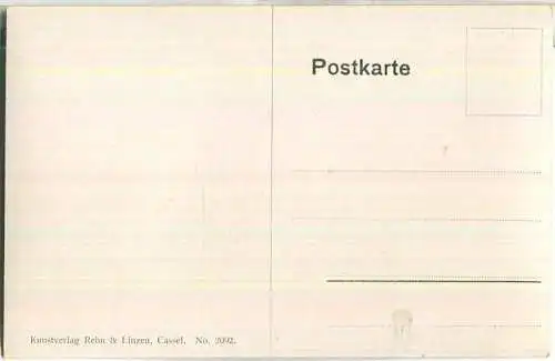 Burg - signiert R. Starcke - Verlag Rehn & Linzen Cassel No. 2092 ca. 1910