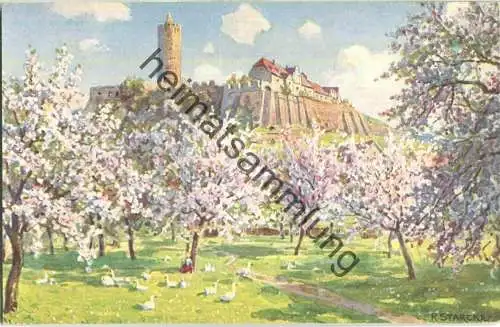 Burg - signiert R. Starcke - Verlag Rehn & Linzen Cassel No. 2092 ca. 1910