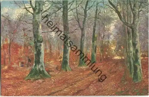 Herbstwald - Verlag Rehn & Linzen Cassel No. 2103 ca. 1910