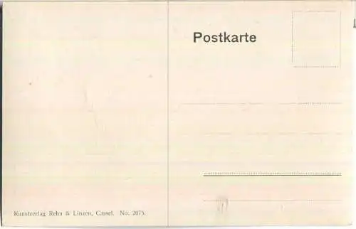 Ländliche Idylle - signiert Werttheim Dresden - Verlag Rehn & Linzen Cassel No. 2075 ca. 1910