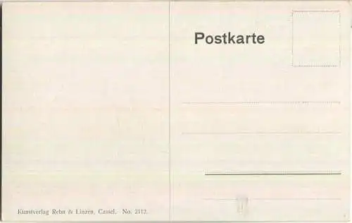 Allee - Reiter - Verlag Rehn & Linzen Cassel No. 2112 ca. 1910