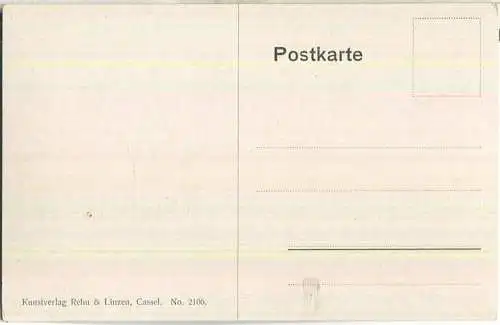 Lautenspieler - signiert Fuggenberger - Verlag Rehn & Linzen Cassel No. 2106 ca. 1910