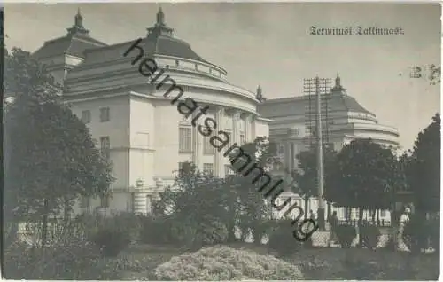 Tallinn - Reval - Estonia Theater - Terwitusi Tallinnast - Foto-Ansichtskarte - Verlag Karl Noormägi Reval - Flugpost