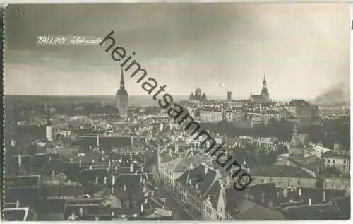 Tallinn - Reval - ülevaade - Foto-Ansichtskarte - Verlag Parikas'te Fotografia Tallinnas 1920 - Flugpost