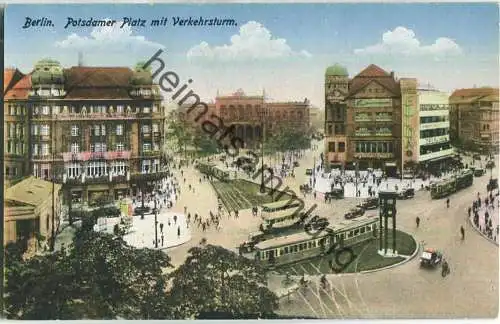 Berlin - Mitte - Potsdamer Platz mit Verkehrsturm