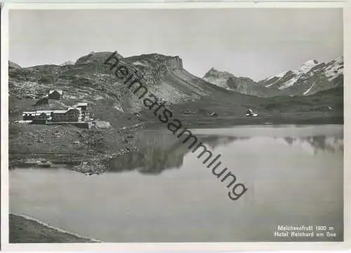 Melchseefrutt - Hotel Reinhard am See - Foto-Ansichtskarte - Verlag O. Reinhard-Burri