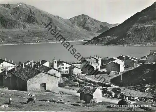 Monte Spluga - Foto-AK Grossformat - Verlag Jules Geiger Flims