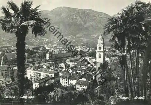 Merano - Panorama - vera fotografia - Foto-AK Grossformat