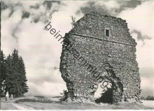 Neufang - Ruine der Heilingskirche - Foto-Ansichtskarte - Verlag W. Tillig Bamberg