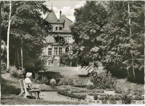 Wirsberg - Frankenwald-Sanatorium - Privatklinik - Foto-Ansichtskarte - Verlag W. Tillig Bamberg