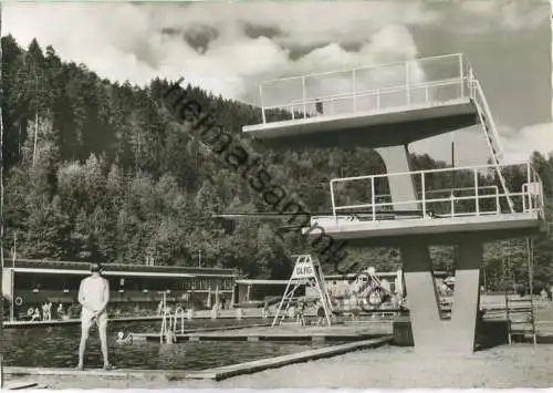 Wirsberg - Waldschwimmbad - Foto-Ansichtskarte - Verlag W. Tillig Bamberg