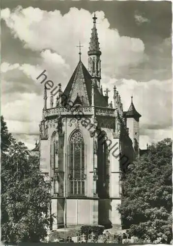 Hassfurt - Ritterkapelle von Osten - Foto-Ansichtskarte - Verlag W. Tillig Bamberg