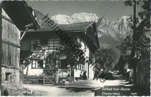 Solbad Hall-Absam - Steinerhaus - Foto-Ansichtskarte - Verlag E. Stockhammer Hall