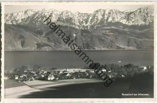 Nussdorf am Attersee - Foto-Ansichtskarte - Verlag Photo-Voglmayr Attersee