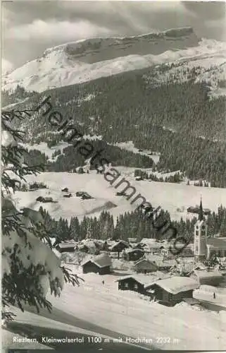 Riezlern - Kleinwalsertal mit Hochifen - Foto-Ansichtskarte - Verlag A. Künzel Riezlern