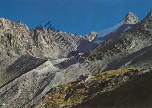 Saas-Tal - Weissmieshütte - Jägigrat und Fletschhorn - AK Grossformat - Verlag Klopfenstein Adelboden