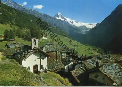 La Forcla - Val d'Herens et la Dent Blanche et Glacier de Ferpecle - AK Grossformat - Verlag Klopfenstein Adelboden