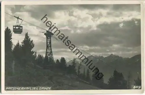 Patscherkofelseilbahn - Foto-Ansichtskarte - Verlag Much Heiss Innsbruck