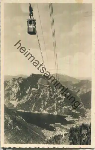 Seilbahn Ebensee Feuerkogel - Blick auf Ebensee und Traunsee - Foto-Ansichtskarte - Verlag Erich Bährendt Bad Jschl