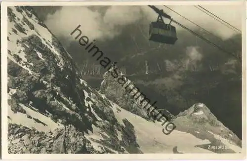 Zugspitzbahn - Foto-Ansichtskarte - Verlag R. Rudolphi Garmisch