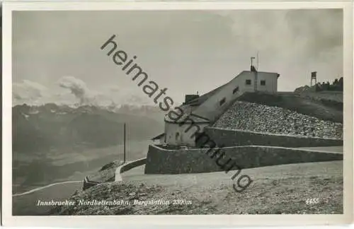 Innsbrucker Nordkettenbahn - Bergstation - Foto-Ansichtskarte - Verlag Chizzali Innsbruck