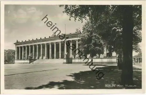 Berlin - Altes Museum - Foto-Ansichtskarte