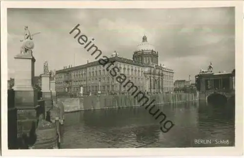 Berlin - Schloss - Foto-Ansichtskarte