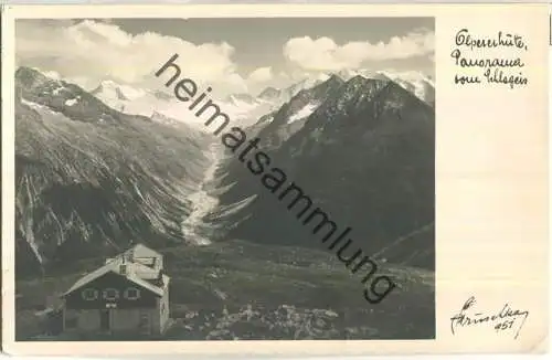 Olpererhütte - Panorama vom Schlegeis - Foto-Ansichtskarte - Verlag Hans Hruschka Mayrhofen