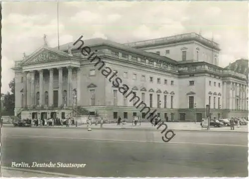 Berlin - Deutsche Staatsoper - Verlag H. Sander KG Berlin