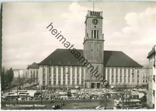 Berlin - Rathaus Schöneberg - Foto-Ansichtskarte - Verlag Kunst und Bild Berlin