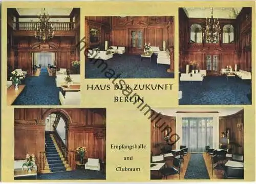 Haus der Zukunft Berlin-Zehlendorf Goethestrasse 37 - Empfangshalle und Clubraum - Verlag Harry Wagner Berlin