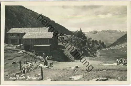 Windachalm - Windacheralm - Fiegls Gasthof - Ötztal - Foto-Ansichtskarte - Verlag Sepp Ritzer & Elis Braunhoff