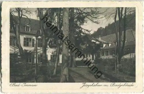 Bad Imnau - Josephsbau mit Badgebäude - Verlag Gebr. Metz Tübingen