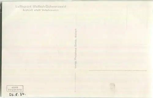 Wolfach vom Frauenköpfle - Foto-Ansichtskarte - Verlag Photohaus Stehle Wolfach