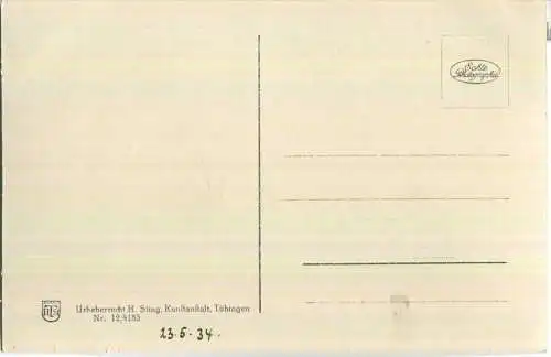 Kniebis - Foto-Ansichtskarte - Verlag H. Sting Tübingen 30er Jahre