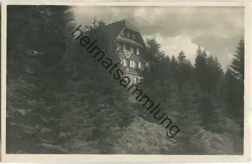 Naturfreundehaus Badener Höhe - Foto-Ansichtskarte - Selbstverlag T. V. Die Naturfreunde O. G. Karlsruhe