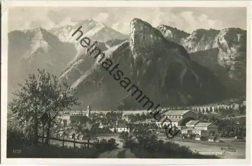 Oberammergau - Foto-Ansichtskarte - Verlag W. Pfingstl Oberammergau - Künstlerkarte Hans Frahm München