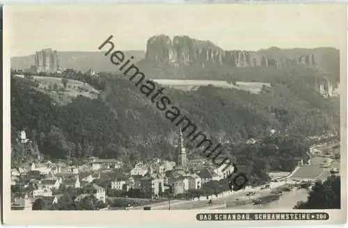 Bad Schandau - Foto-Ansichtskarte - Verlag Otto Fleischmann Dresden