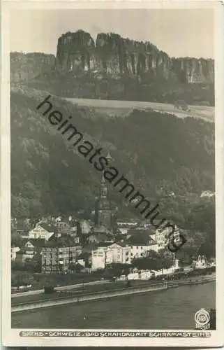 Bad Schandau - Foto-Ansichtskarte - Verlag Walter Hahn Dresden Nr. 4020