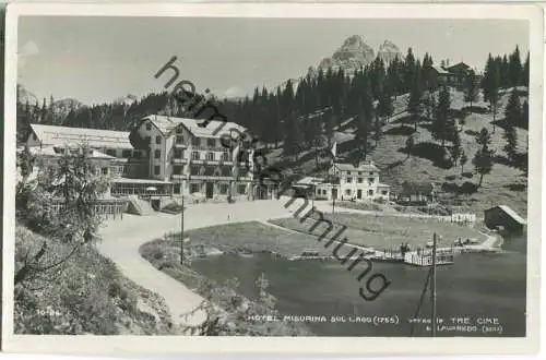 Hotel Misurina sul Lago verso le Tre Cime bi Lavaredo - Editore Ghedina Cortina