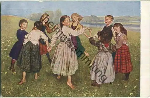 Hans Thoma - Kinderreigen - Verlag E. A. Seemann Leipzig Nr. 6