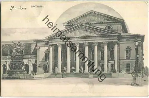 München - Hoftheater - Verlag Becker & Kölblinger München ca. 1900