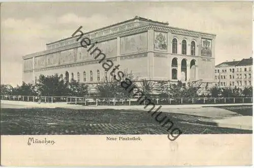 München - Neue Pinakothek - Verlag Becker & Kölblinger München ca. 1900