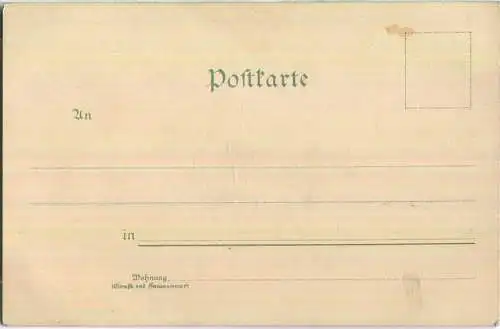 München - Nymphenburger Park - Am See - Künstlerkarte Fritz Bergen - Verlag Ottmar Zieher München ca. 1900