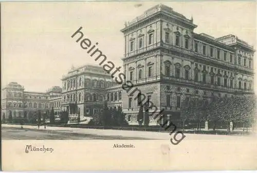 München - Akademie - Verlag Becker & Kölblinger München ca. 1900